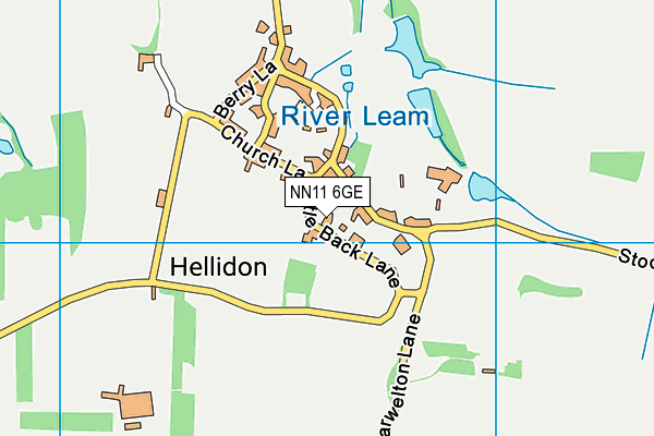 NN11 6GE map - OS VectorMap District (Ordnance Survey) NN11 6GE map - OS VectorMap District (Ordnance Survey)