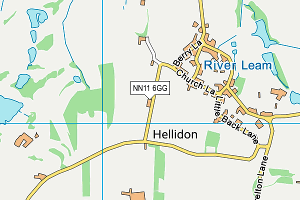 NN11 6GG map - OS VectorMap District (Ordnance Survey)