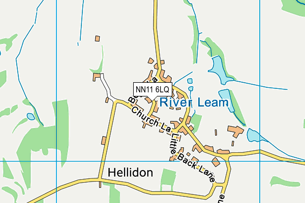 NN11 6LQ map - OS VectorMap District (Ordnance Survey) NN11 6LQ map - OS VectorMap District (Ordnance Survey)