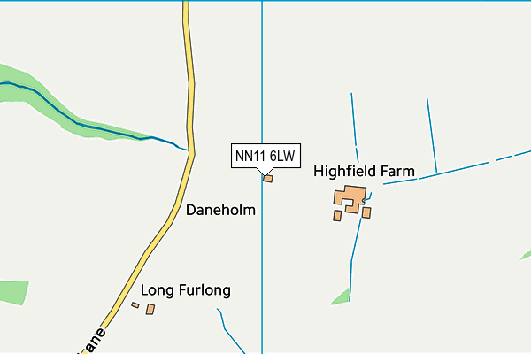 NN11 6LW map - OS VectorMap District (Ordnance Survey) NN11 6LW map - OS VectorMap District (Ordnance Survey)
