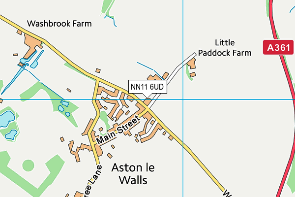NN11 6UD map - OS VectorMap District (Ordnance Survey) NN11 6UD map - OS VectorMap District (Ordnance Survey)