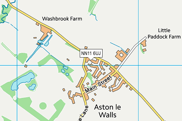 NN11 6UJ map - OS VectorMap District (Ordnance Survey) NN11 6UJ map - OS VectorMap District (Ordnance Survey)