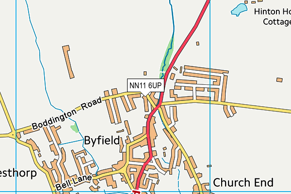 NN11 6UP map - OS VectorMap District (Ordnance Survey) NN11 6UP map - OS VectorMap District (Ordnance Survey)