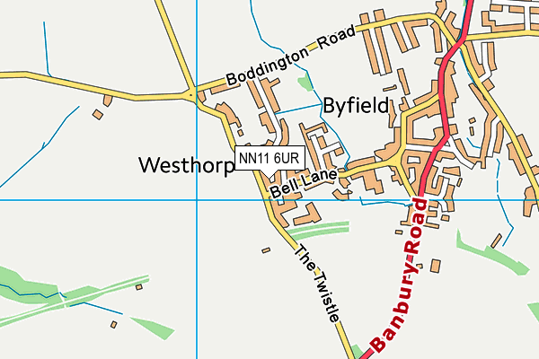 NN11 6UR map - OS VectorMap District (Ordnance Survey) NN11 6UR map - OS VectorMap District (Ordnance Survey)