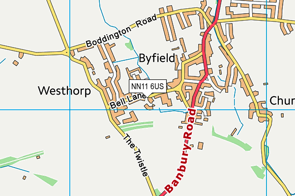 NN11 6US map - OS VectorMap District (Ordnance Survey) NN11 6US map - OS VectorMap District (Ordnance Survey)