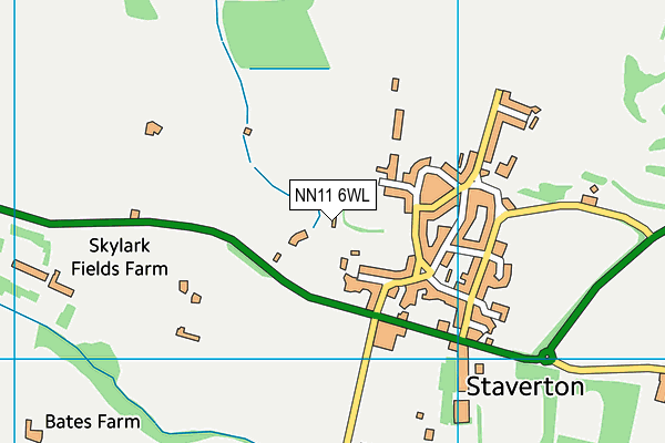 NN11 6WL map - OS VectorMap District (Ordnance Survey) NN11 6WL map - OS VectorMap District (Ordnance Survey)
