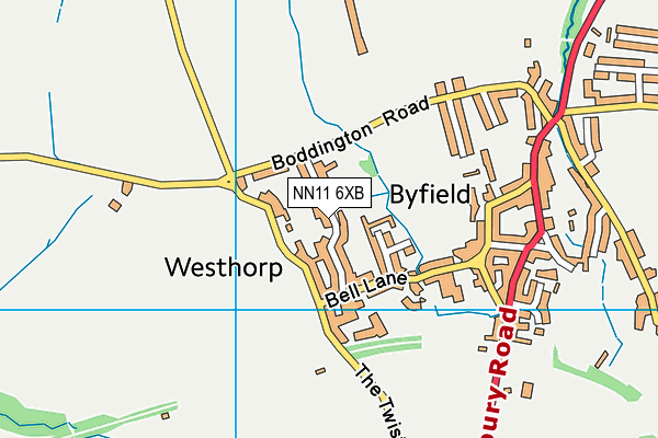 NN11 6XB map - OS VectorMap District (Ordnance Survey) NN11 6XB map - OS VectorMap District (Ordnance Survey)