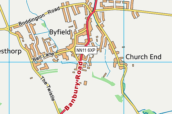 NN11 6XP map - OS VectorMap District (Ordnance Survey) NN11 6XP map - OS VectorMap District (Ordnance Survey)
