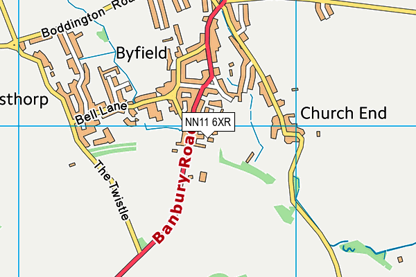 NN11 6XR map - OS VectorMap District (Ordnance Survey) NN11 6XR map - OS VectorMap District (Ordnance Survey)