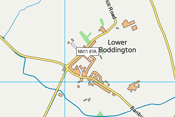 NN11 6YA map - OS VectorMap District (Ordnance Survey) NN11 6YA map - OS VectorMap District (Ordnance Survey)