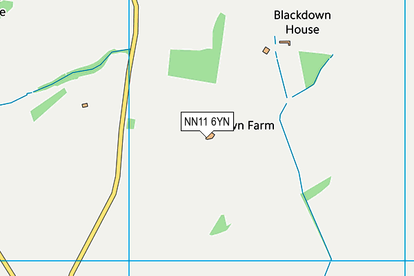 NN11 6YN map - OS VectorMap District (Ordnance Survey) NN11 6YN map - OS VectorMap District (Ordnance Survey)