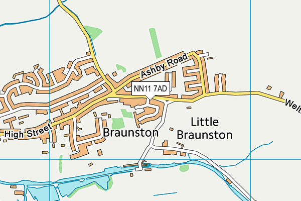 NN11 7AD map - OS VectorMap District (Ordnance Survey) NN11 7AD map - OS VectorMap District (Ordnance Survey)