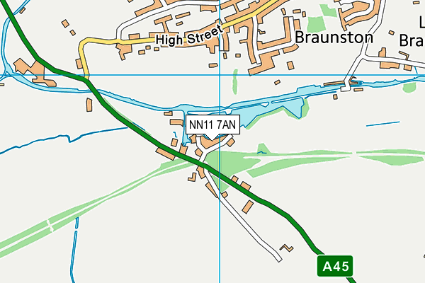 NN11 7AN map - OS VectorMap District (Ordnance Survey) NN11 7AN map - OS VectorMap District (Ordnance Survey)