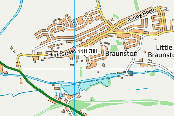 NN11 7HH map - OS VectorMap District (Ordnance Survey) NN11 7HH map - OS VectorMap District (Ordnance Survey)