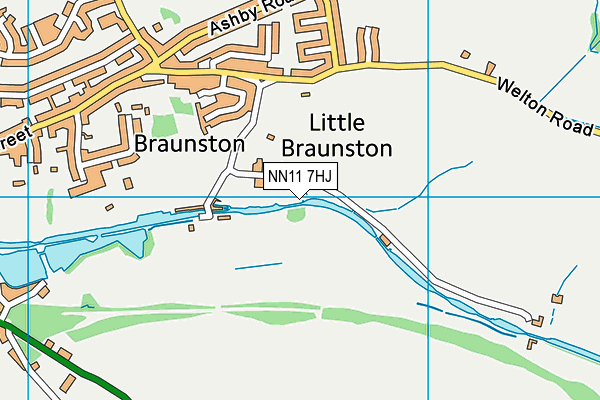 NN11 7HJ map - OS VectorMap District (Ordnance Survey) NN11 7HJ map - OS VectorMap District (Ordnance Survey)
