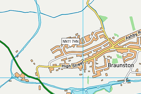 NN11 7HN map - OS VectorMap District (Ordnance Survey) NN11 7HN map - OS VectorMap District (Ordnance Survey)