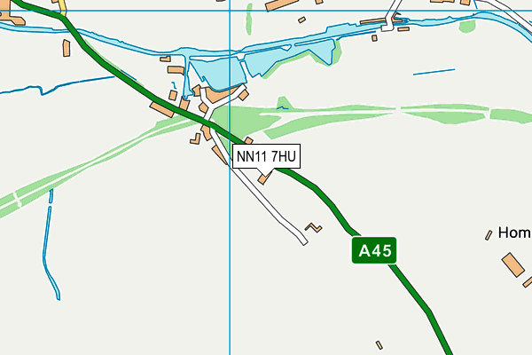 NN11 7HU map - OS VectorMap District (Ordnance Survey) NN11 7HU map - OS VectorMap District (Ordnance Survey)