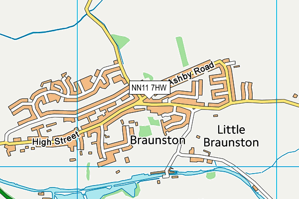 NN11 7HW map - OS VectorMap District (Ordnance Survey) NN11 7HW map - OS VectorMap District (Ordnance Survey)