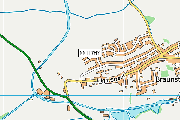 NN11 7HY map - OS VectorMap District (Ordnance Survey) NN11 7HY map - OS VectorMap District (Ordnance Survey)