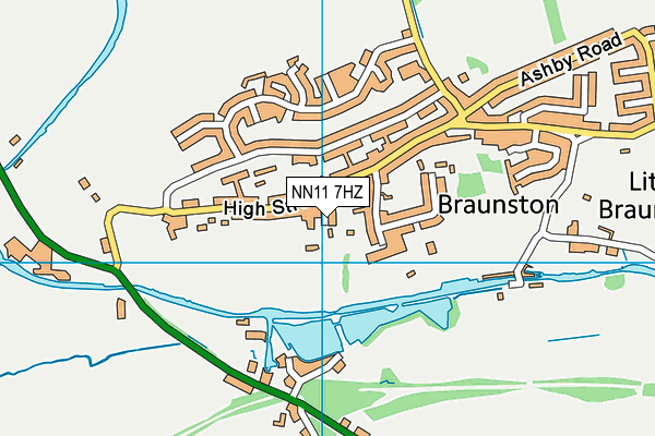 NN11 7HZ map - OS VectorMap District (Ordnance Survey) NN11 7HZ map - OS VectorMap District (Ordnance Survey)