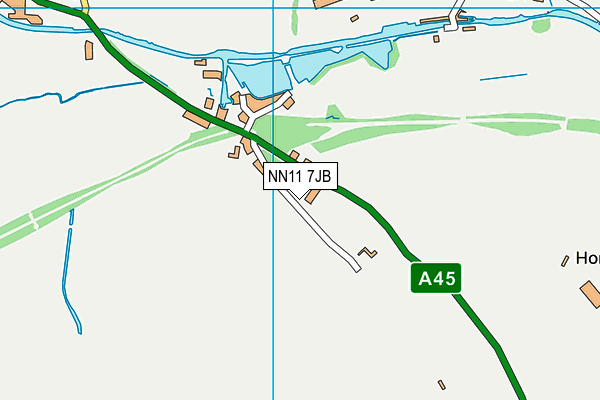 NN11 7JB map - OS VectorMap District (Ordnance Survey) NN11 7JB map - OS VectorMap District (Ordnance Survey)