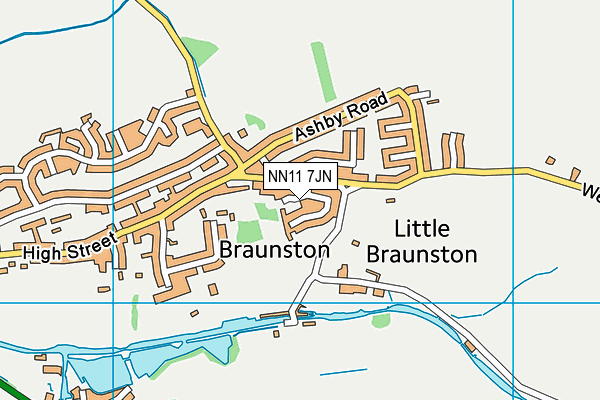 NN11 7JN map - OS VectorMap District (Ordnance Survey) NN11 7JN map - OS VectorMap District (Ordnance Survey)