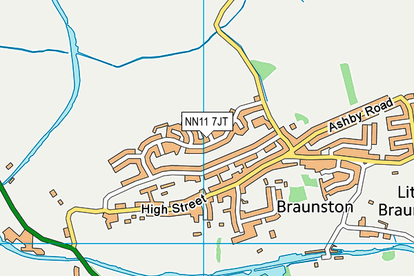 NN11 7JT map - OS VectorMap District (Ordnance Survey) NN11 7JT map - OS VectorMap District (Ordnance Survey)