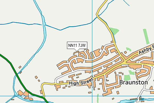 NN11 7JW map - OS VectorMap District (Ordnance Survey) NN11 7JW map - OS VectorMap District (Ordnance Survey)
