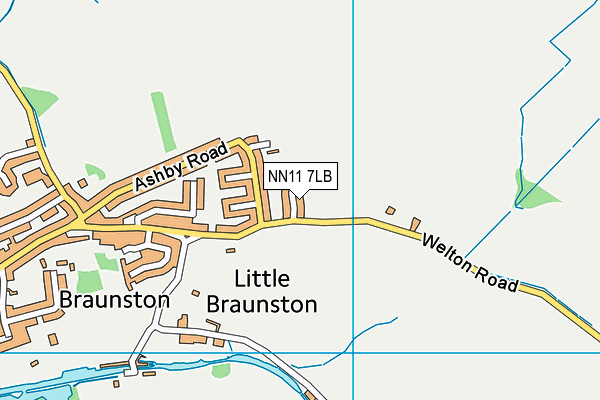 NN11 7LB map - OS VectorMap District (Ordnance Survey) NN11 7LB map - OS VectorMap District (Ordnance Survey)