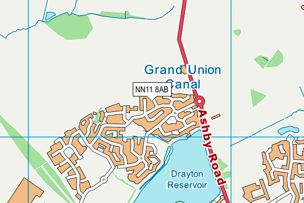 NN11 8AB map - OS VectorMap District (Ordnance Survey) NN11 8AB map - OS VectorMap District (Ordnance Survey)