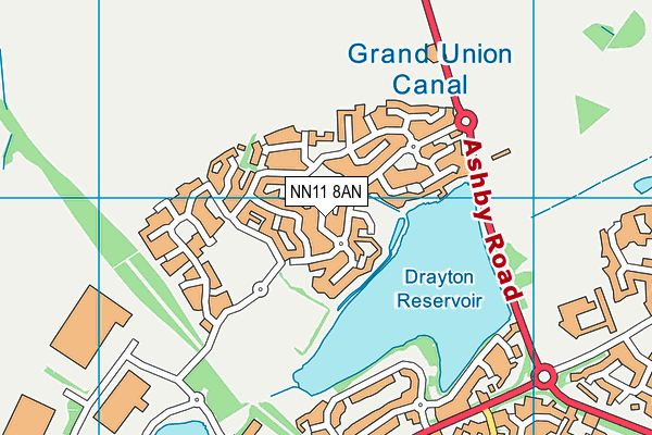 NN11 8AN map - OS VectorMap District (Ordnance Survey) NN11 8AN map - OS VectorMap District (Ordnance Survey)