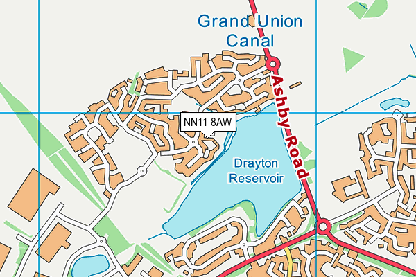 NN11 8AW map - OS VectorMap District (Ordnance Survey) NN11 8AW map - OS VectorMap District (Ordnance Survey)