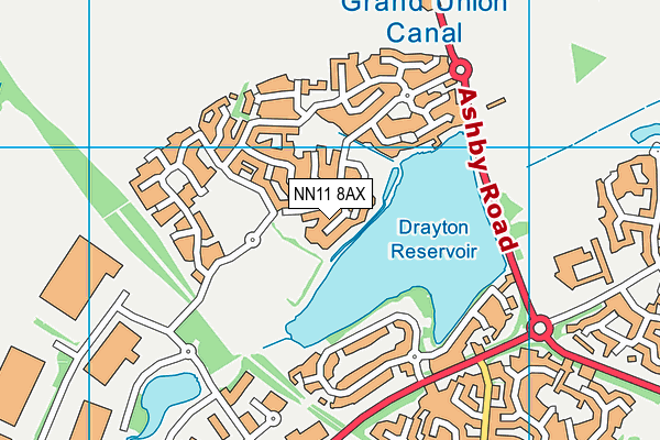 NN11 8AX map - OS VectorMap District (Ordnance Survey) NN11 8AX map - OS VectorMap District (Ordnance Survey)