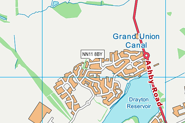 NN11 8BY map - OS VectorMap District (Ordnance Survey) NN11 8BY map - OS VectorMap District (Ordnance Survey)