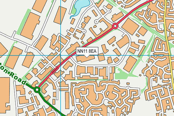 NN11 8EA map - OS VectorMap District (Ordnance Survey) NN11 8EA map - OS VectorMap District (Ordnance Survey)