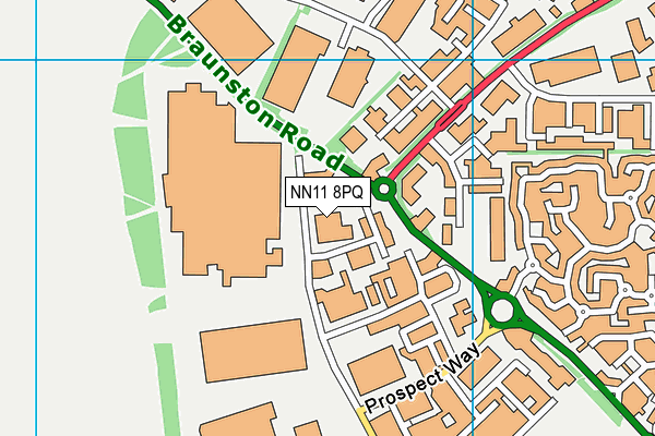 NN11 8PQ map - OS VectorMap District (Ordnance Survey) NN11 8PQ map - OS VectorMap District (Ordnance Survey)