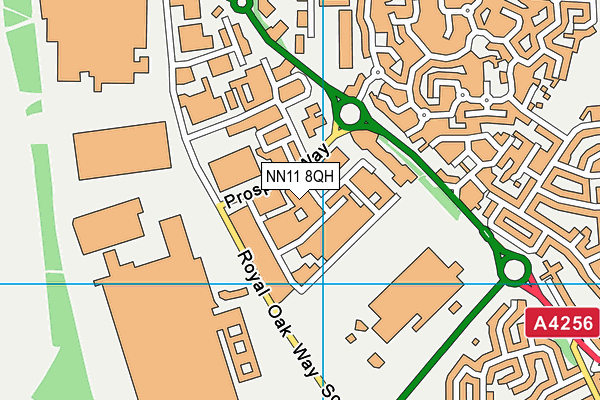 NN11 8QH map - OS VectorMap District (Ordnance Survey) NN11 8QH map - OS VectorMap District (Ordnance Survey)