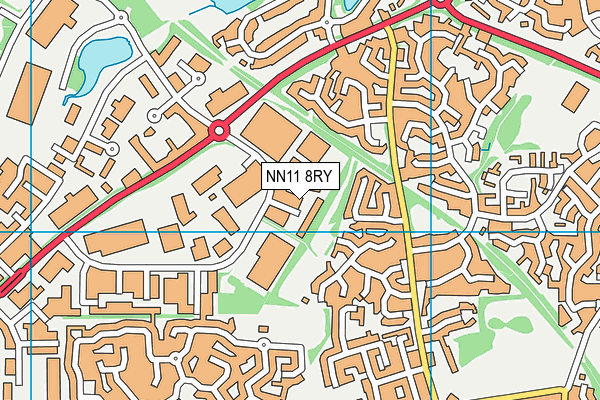 NN11 8RY map - OS VectorMap District (Ordnance Survey) NN11 8RY map - OS VectorMap District (Ordnance Survey)