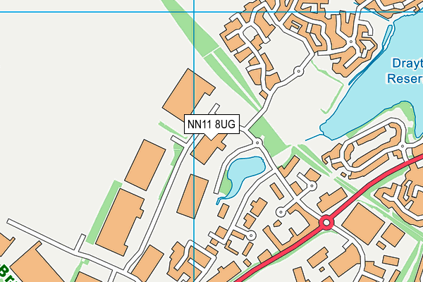 NN11 8UG map - OS VectorMap District (Ordnance Survey) NN11 8UG map - OS VectorMap District (Ordnance Survey)