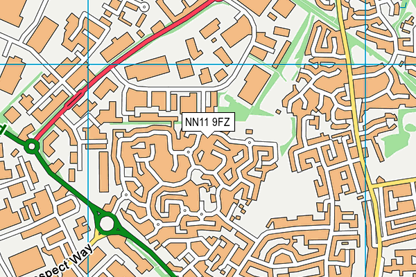NN11 9FZ map - OS VectorMap District (Ordnance Survey) NN11 9FZ map - OS VectorMap District (Ordnance Survey)