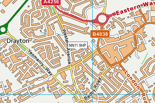 NN11 9HP map - OS VectorMap District (Ordnance Survey) NN11 9HP map - OS VectorMap District (Ordnance Survey)