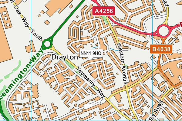 NN11 9HQ map - OS VectorMap District (Ordnance Survey) NN11 9HQ map - OS VectorMap District (Ordnance Survey)