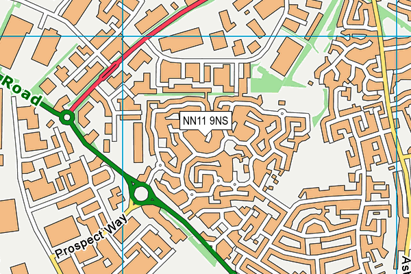 NN11 9NS map - OS VectorMap District (Ordnance Survey) NN11 9NS map - OS VectorMap District (Ordnance Survey)