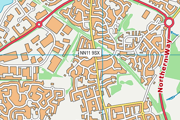 NN11 9SX map - OS VectorMap District (Ordnance Survey) NN11 9SX map - OS VectorMap District (Ordnance Survey)