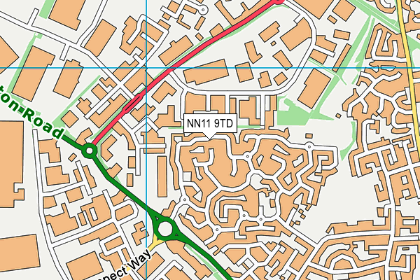 NN11 9TD map - OS VectorMap District (Ordnance Survey) NN11 9TD map - OS VectorMap District (Ordnance Survey)