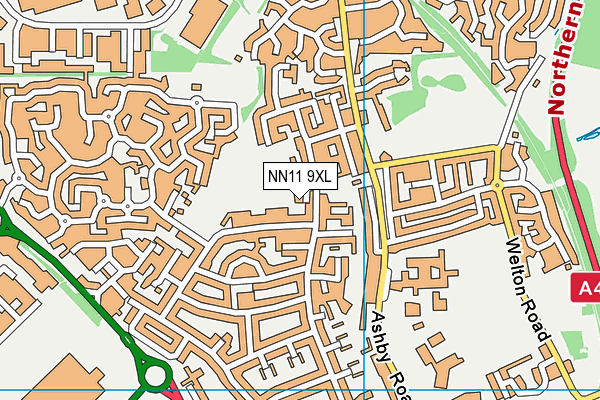 NN11 9XL map - OS VectorMap District (Ordnance Survey) NN11 9XL map - OS VectorMap District (Ordnance Survey)