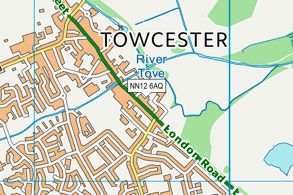 NN12 6AQ map - OS VectorMap District (Ordnance Survey) NN12 6AQ map - OS VectorMap District (Ordnance Survey)