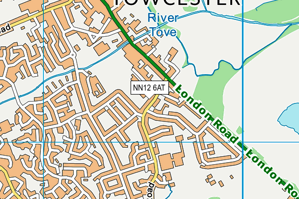 NN12 6AT map - OS VectorMap District (Ordnance Survey) NN12 6AT map - OS VectorMap District (Ordnance Survey)