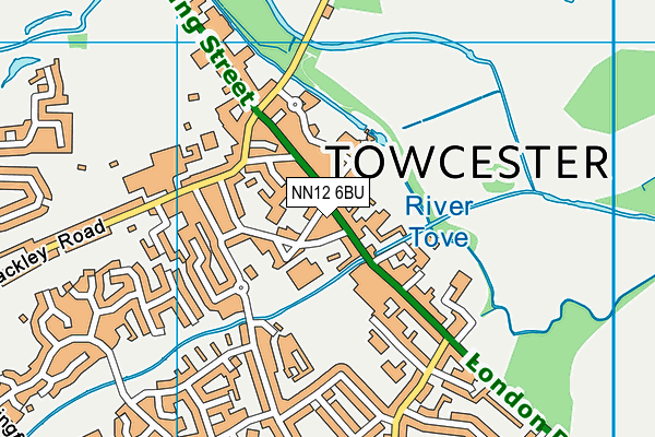 NN12 6BU map - OS VectorMap District (Ordnance Survey) NN12 6BU map - OS VectorMap District (Ordnance Survey)