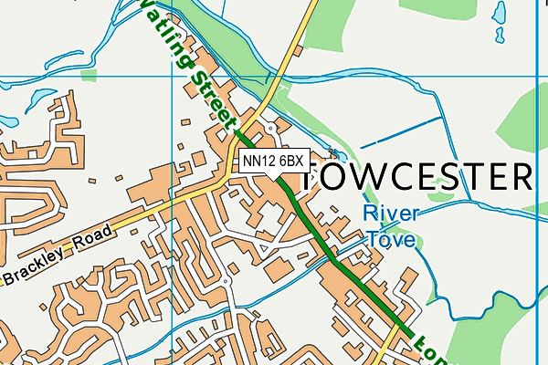 NN12 6BX map - OS VectorMap District (Ordnance Survey) NN12 6BX map - OS VectorMap District (Ordnance Survey)